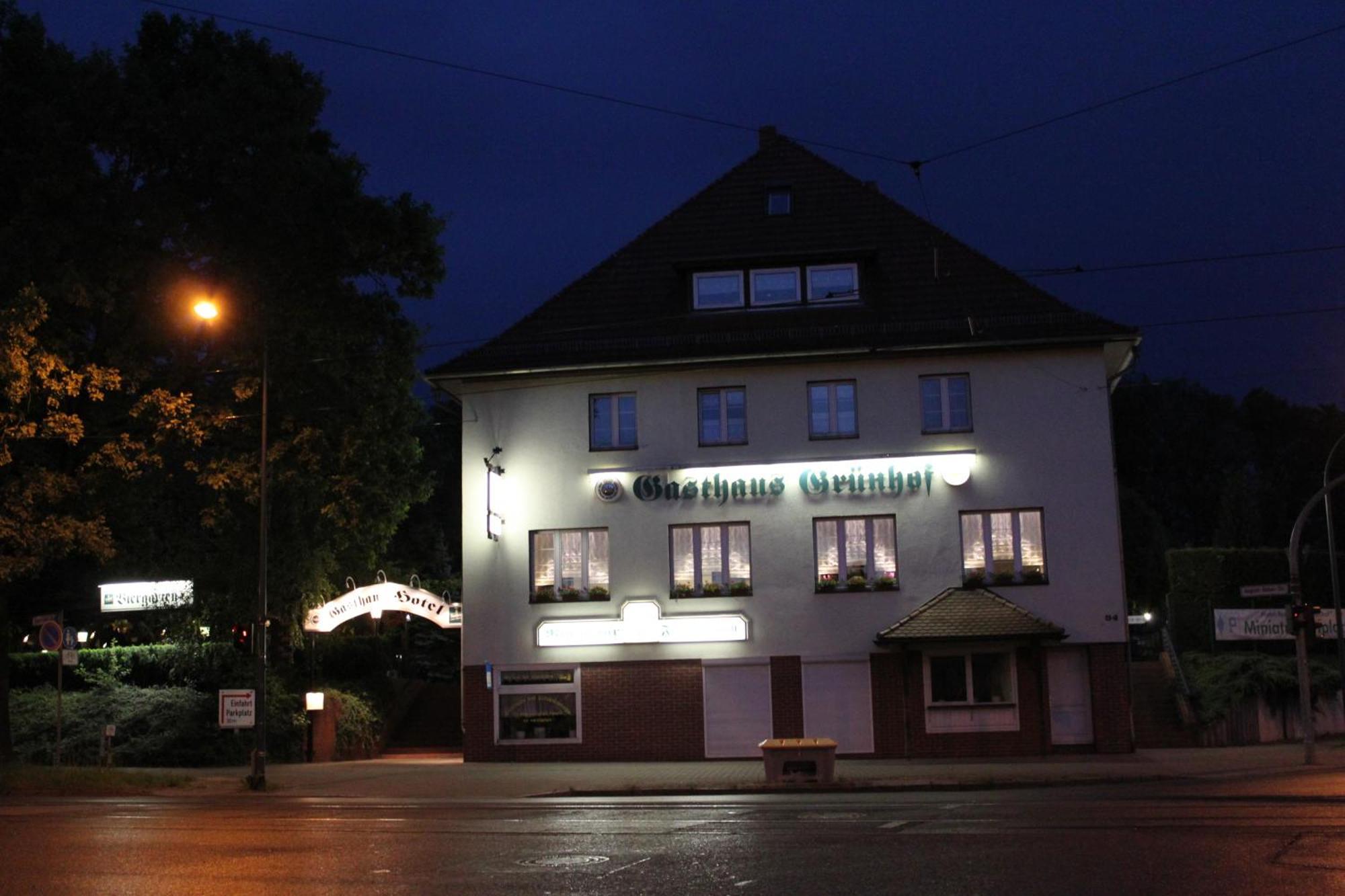 Gasthaus&Hotel Grünhof Frankfurt an der Oder Exterior foto