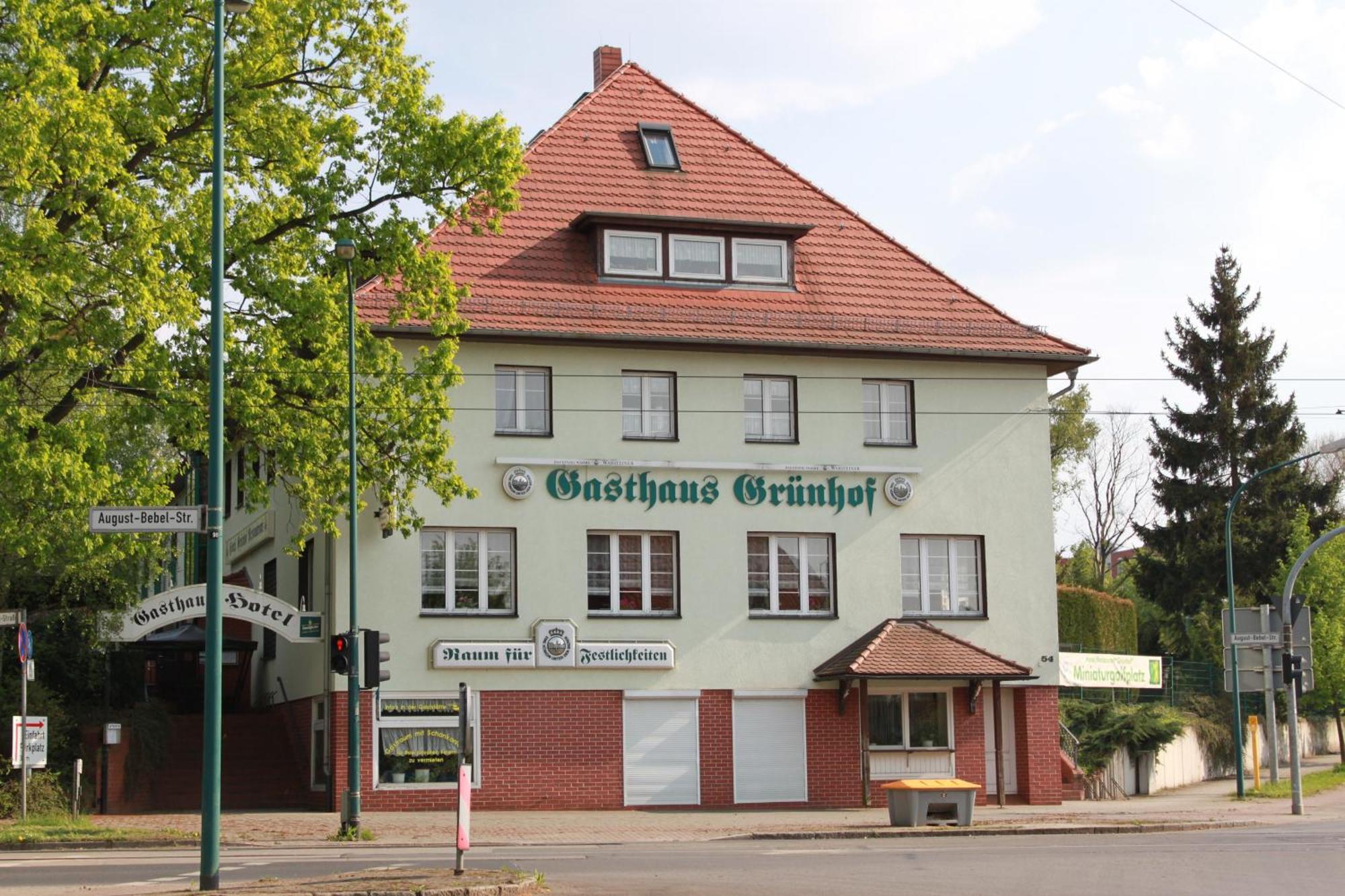 Gasthaus&Hotel Grünhof Frankfurt an der Oder Exterior foto